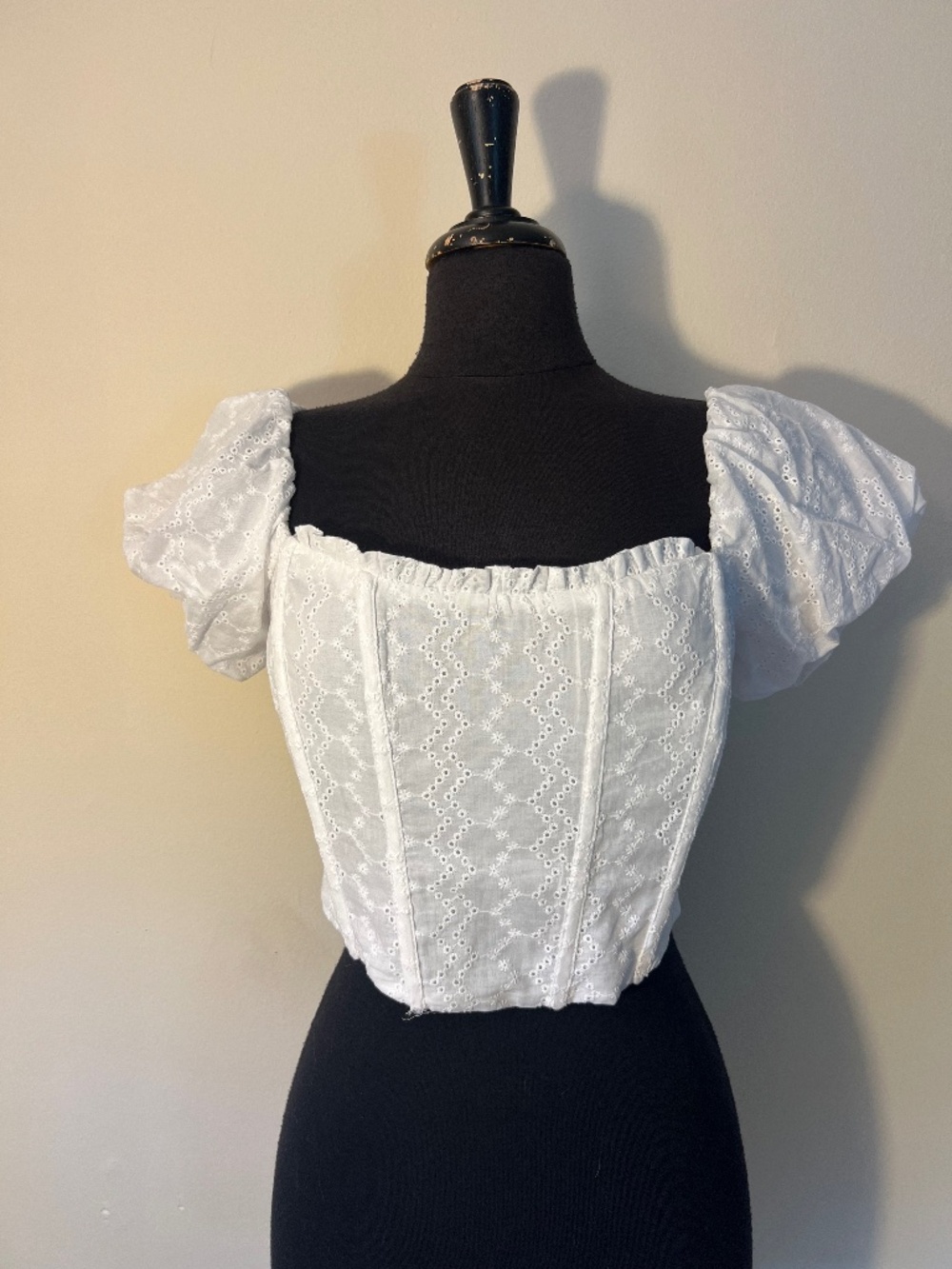 Wild Fable White Cottagecore Crop Top